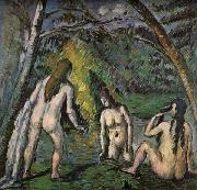 Paul Cezanne Three Women Bathing china oil painting artist